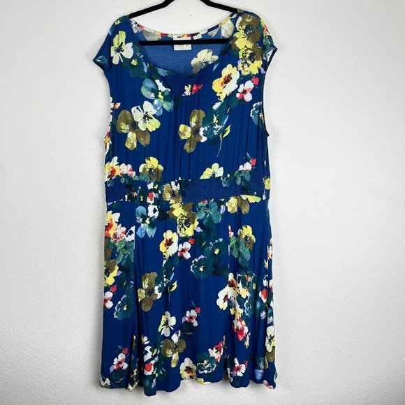 Anthropologie Dresses & Skirts - Anthropologie Maeve Evaline Smocked Midi Dress